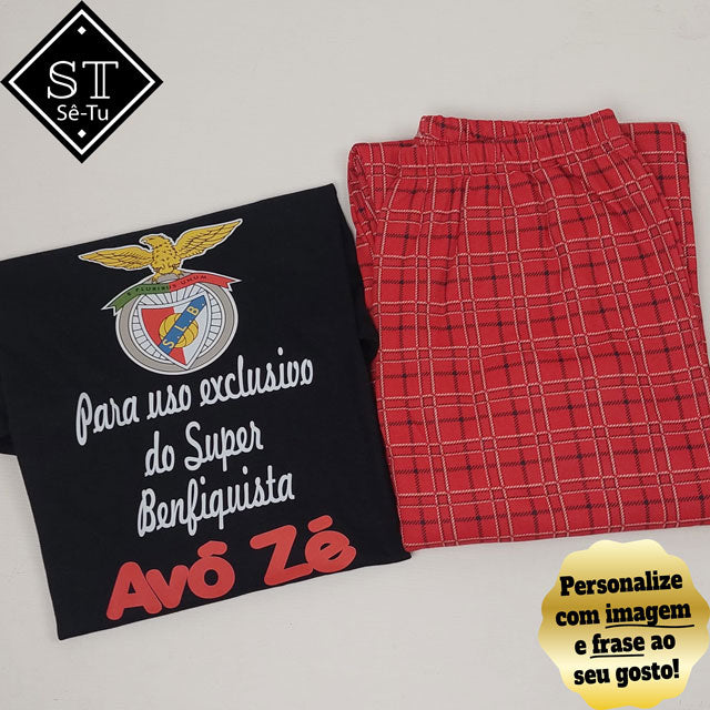 Pijama Avô Uso exclusivo Super Benfiquista